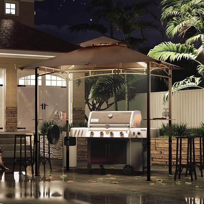 MASTERCANOPY 8 x 5 Grill Gazebo Outdoor BBQ Gazebo Canopy - Image 5