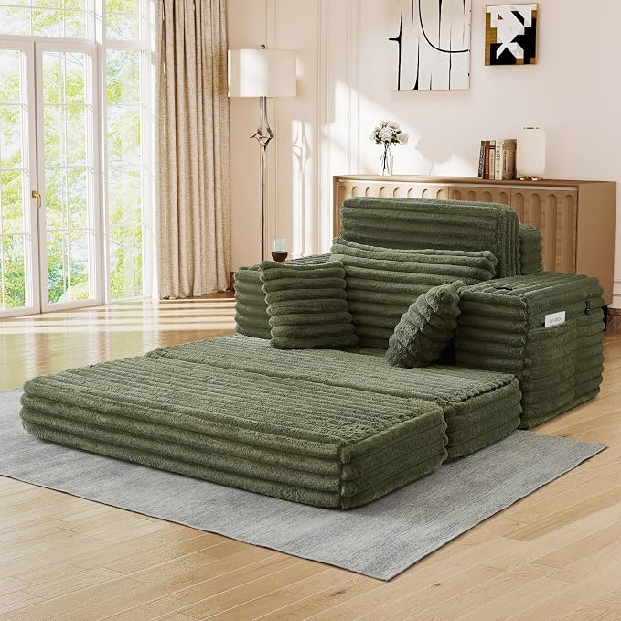 5-In-1 Oversized Chaise Lounge Chair Indoor - Image 7