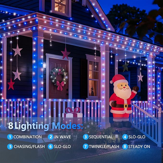 Extra-Long 144FT Solar String Lights - Image 3