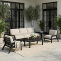 HDPE 5 Piece Patio Furniture Set, Outdoor Couch by YourPerfectOutdoorEscape
