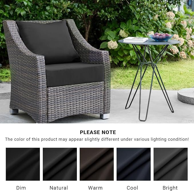 Outdoor Cushions for Patio Furniture, Outdoor Seat Cushion Set 24 x 24 x 4 Inch - Image 7