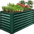 Best Choice Products 4x2x2ft Outdoor Metal Raised Garden Bed, Deep Root Planter by BestChoiceProducts