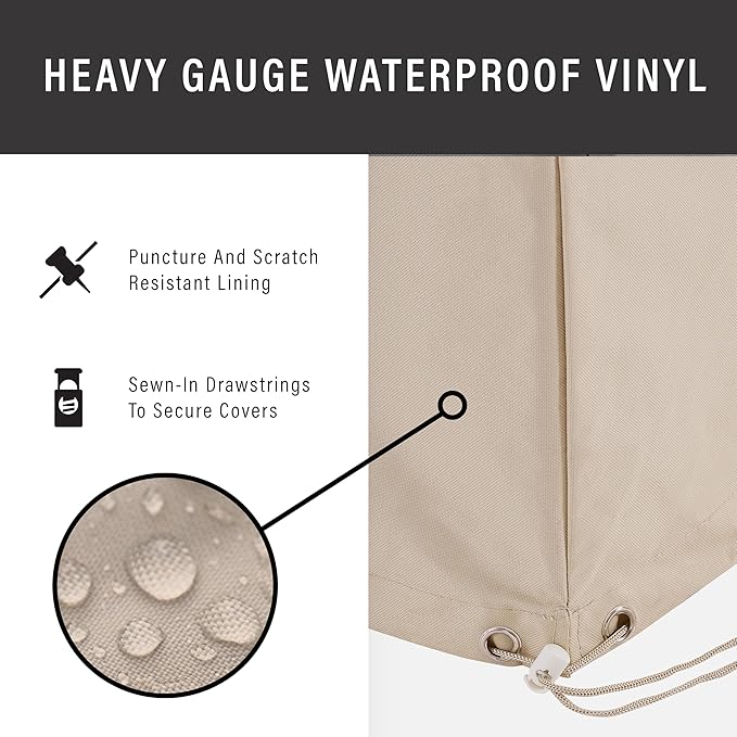 Crosley Furniture Patio Furniture Covers, Waterproof Outdoor Side Table Cover - Image 6