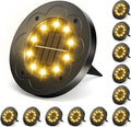 Brightown Solar Lights Outdoor Waterproof, 12 Packs LED In-Ground Lights by Brightown