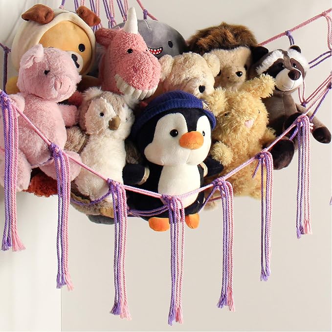 Large Stuffed Animal Hammock Corner Net - Image 4