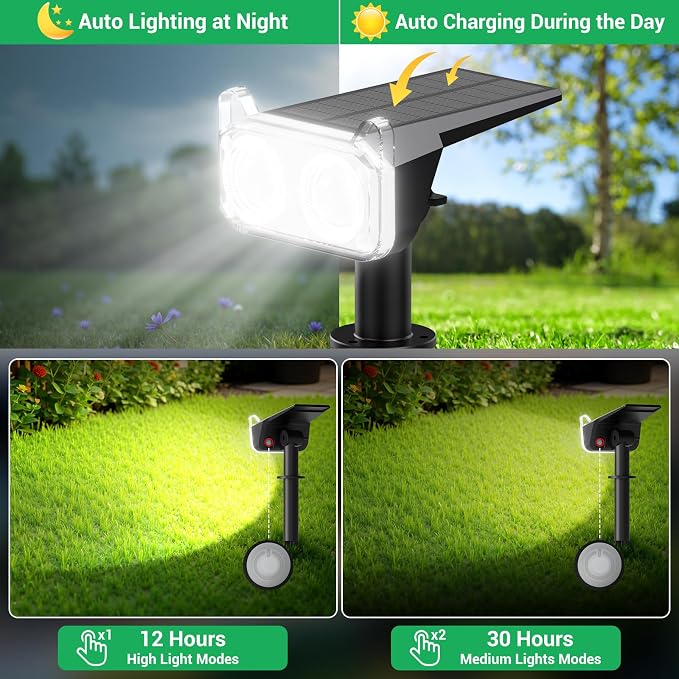 WdtPro Solar Spot Lights Outdoor - Image 4