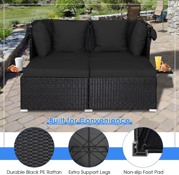 RELAX4LIFE Patio Outdoor Daybed - Image 7