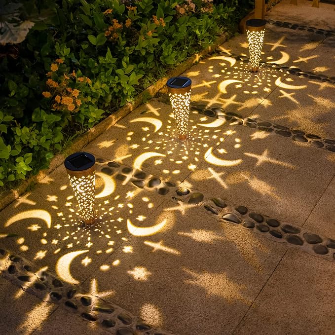 Go2garden Solar Lights Outdoor Decorative Stake Lights Waterproof - Image 4