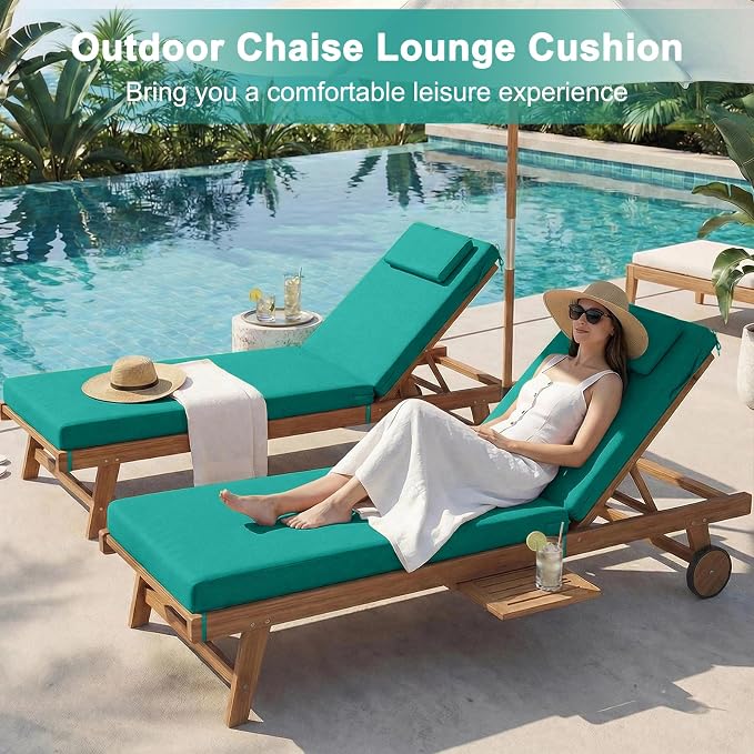 Outdoor Lounge Chair mat, 71 inches x 21 inches, Waterproof Chaise Lounge - Image 7