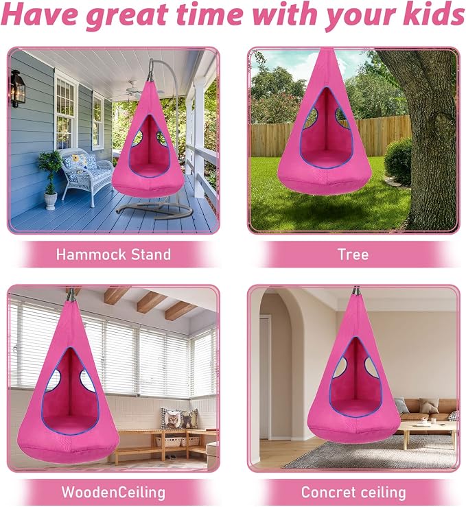 Kids Nest Swing Chair, Hanging Hammock Chair - Image 3