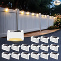 SOLPEX Solar Fence Lights Outdoor 16 Pack, Solar Step Lights Waterproof Led by Solpex