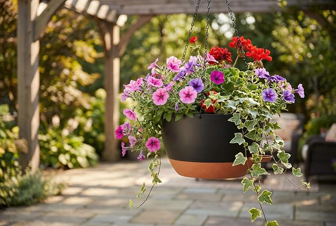 Hanging Planters, Matte Plastic Planters - Image 4