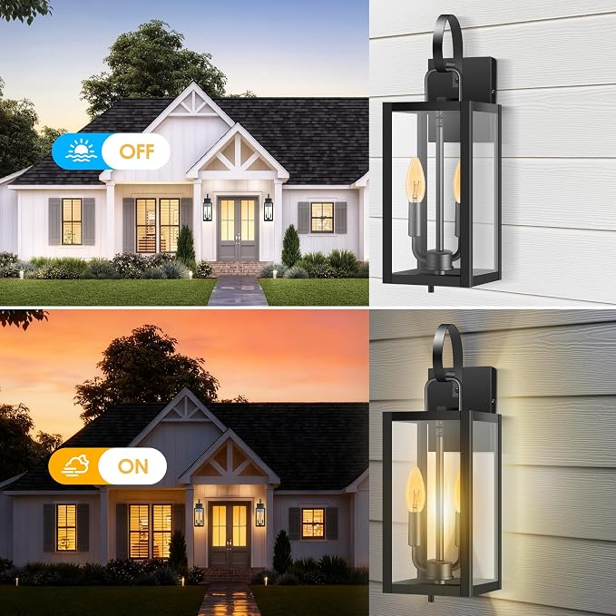 20'' Large Outdoor Wall Light Fixtures - Image 8