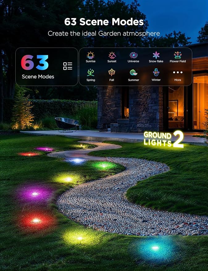 Govee Outdoor Ground Lights 2, 100ft - Image 4