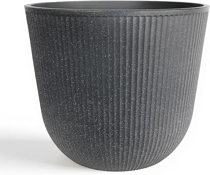 WORTH Garden Round Large Planter Pot 1-Pack by WORTH