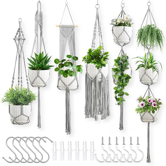 Macrame Plant Hangers by TAOZIM