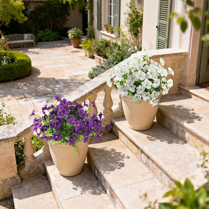 INQCMY Artificial Fake Petunias Flowers - Image 6
