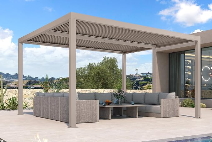PURPLE LEAF Patio Furniture Set 13 Pieces Patio Seating Sofas Aluminum - Image 2