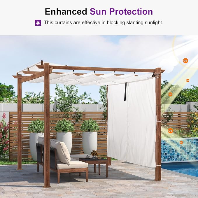 PURPLE LEAF 10' x 10' Pergola - Image 3
