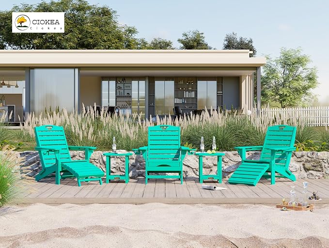 Ciokea Folding Adirondack Chair Set of 4 - Image 8