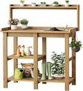 ONBRILL Potting Bench, Outdoor Potting Bench Table by ONBRILL