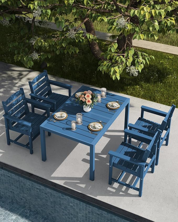 SERWALL Outdoor Expandable Dining Table 60" - Image 9