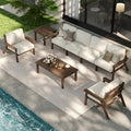 7 Piece Patio Furniture Set, HDPE Outdoor Sectional by PatioKingdom