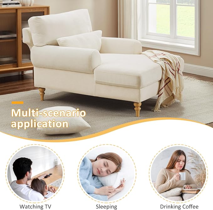 Modern Chaise Lounge Chair - Image 7