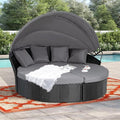 SUNCROWN Outdoor Patio Round Daybed by HOME