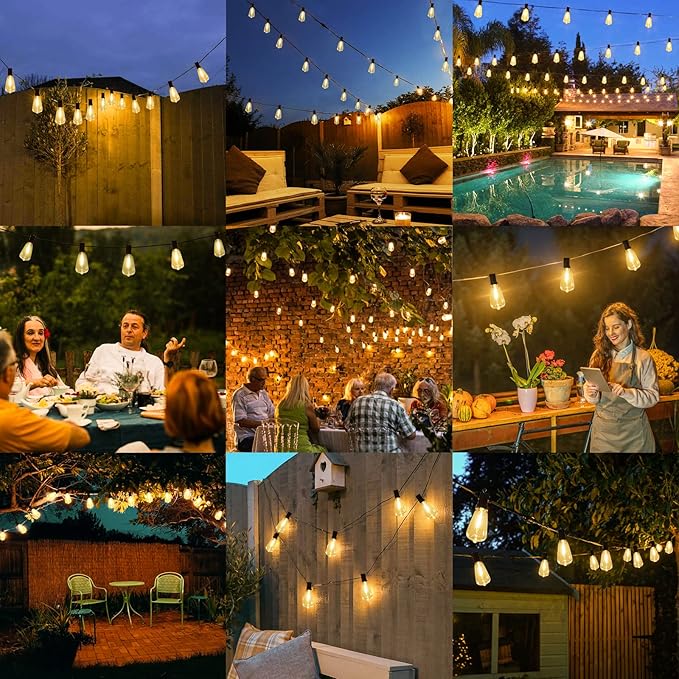 Brightever Outdoor String Lights, 25FT Patio Lights - Image 7