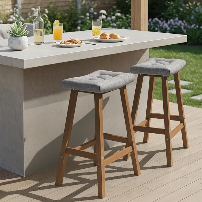 Ciokea 2 Set 29" Outdoor Bar Stools by CIOKEA