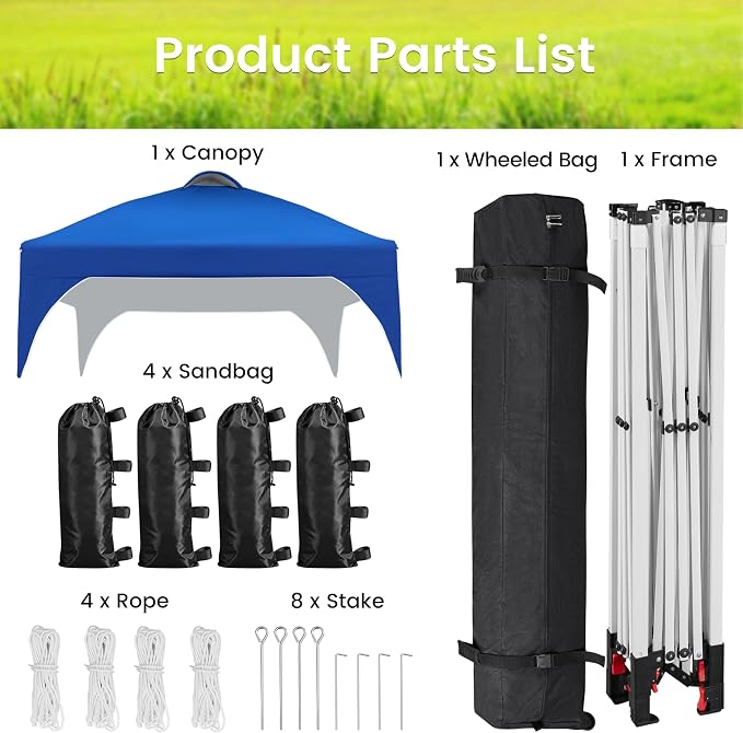 Yaheetech 8x8 Pop Up Canopy Tent - Image 7