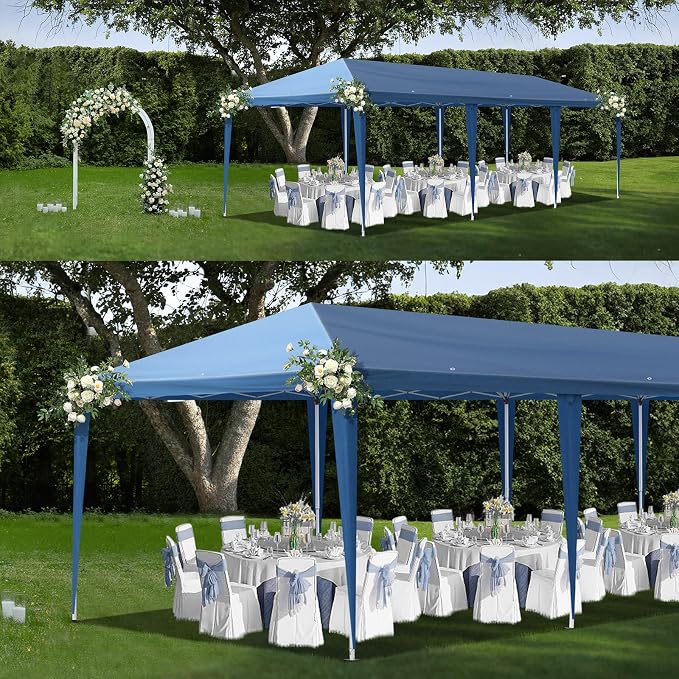Outvita 10x30ft Ez Pop Up Outdoor Canopy Tent, Portable Commercial Instant Tent - Image 7
