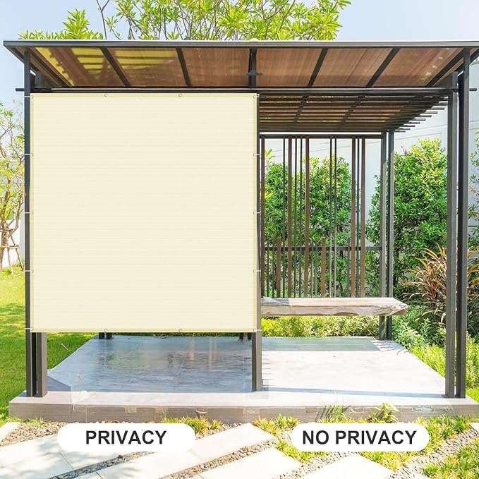 Cool Area Sun Shade Cloth with Grommets 11×11 FT Shade Panel Shade Tarp Screen - Image 2