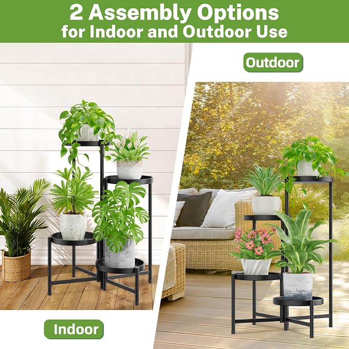 iDavosic.ly 4 Tier Large Plant Stand Indoor - Image 6