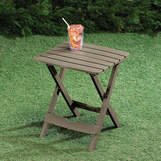 Adams Quik-Fold Side Table, Portobello - Image 2