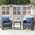 Belord Outdoor Bistro Set 3 Piece Outdoor Wicker Patio Chairs, Oversize Outdoor by Belord