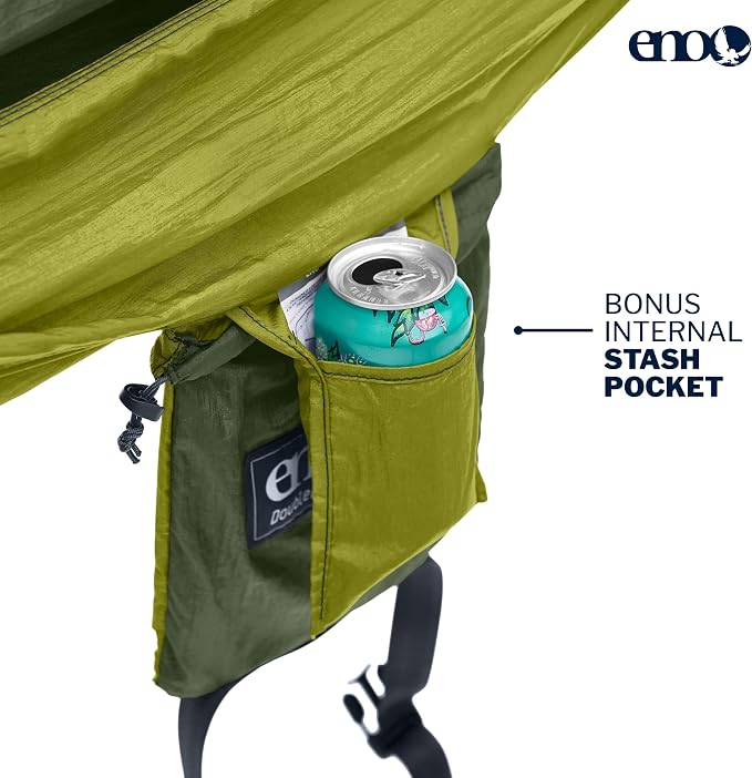 ENO, Eagles Nest Outfitters DoubleNest Lightweight Camping Hammock, 1 to 2 - Image 3