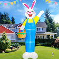 MICOCAH 12Ft Tall Giant Easter Inflatables Outdoor Decorations Lighted by MICOCAH