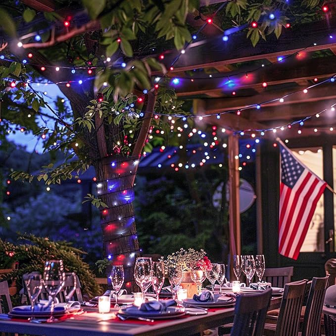 JMEXSUSS 2 Pack Solar String Lights Outdoor Waterproof, Total 400 LED 151FT - Image 3