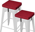 AddGrace Anti-Slip Bar Stool Cushions Square Bar Stool Seat Cushions by AddGrace