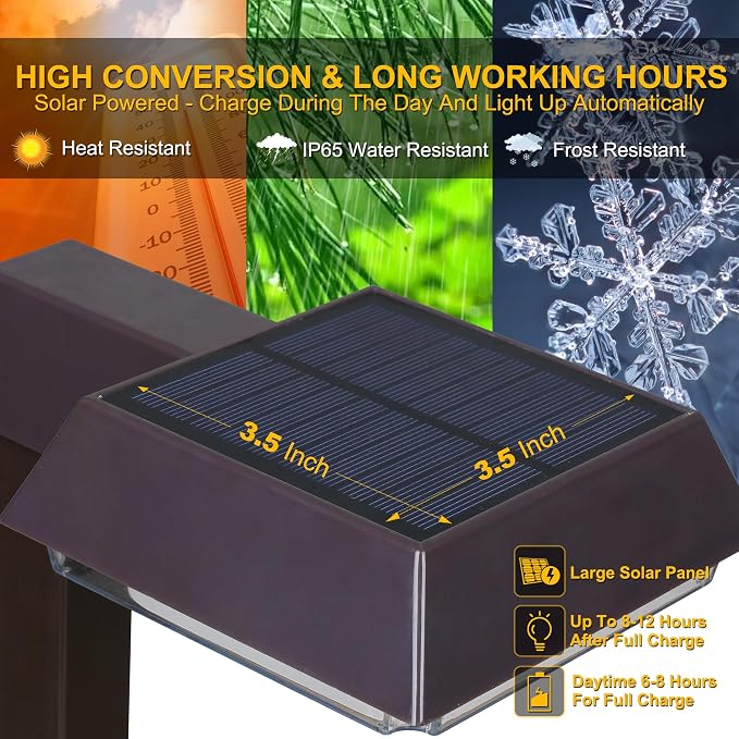 Bobcat Solar Pathway Lights Outdoor Super Bright 300 lumens - Image 5
