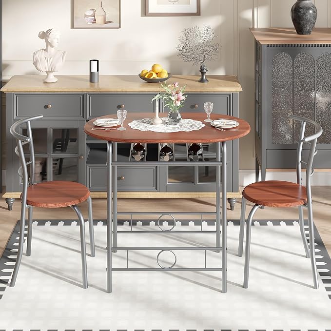 VECELO 3-Piece Dining Table Set - Image 6