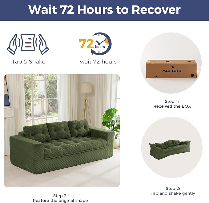 MAXYOYO 79" Loveseat Sofa Couch - Image 8