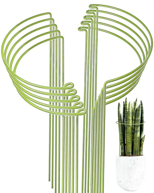 10-Pack Plant Support Stakes, Heavy Duty Steel Plant Stakes as Monstera Plant by Unknown