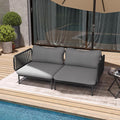 Patio Furniture Set, Outdoor Patio Furniture Oversized Metal Patio Sectional by VredHom