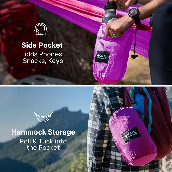 Kootek Camping Hammock, Portable Hammocks - Image 4