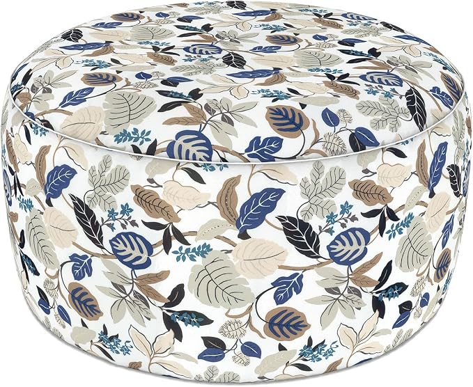 LVTXIII Indoor/Outdoor Extra Large Inflatable Ottoman Pouf D31 x H14 Inch by LVTXIII
