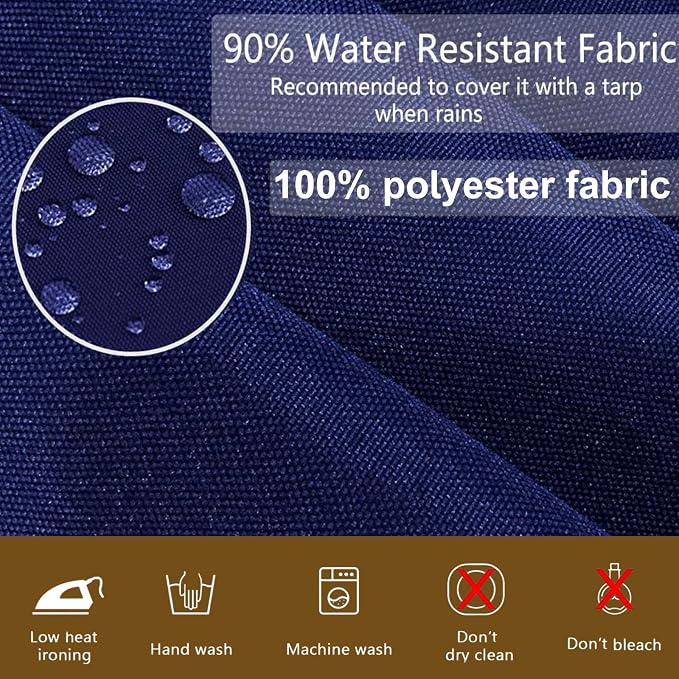 14 Piece Outdoor Patio Cushion Cover Replacement, Waterproof Patio Cushion - Image 3
