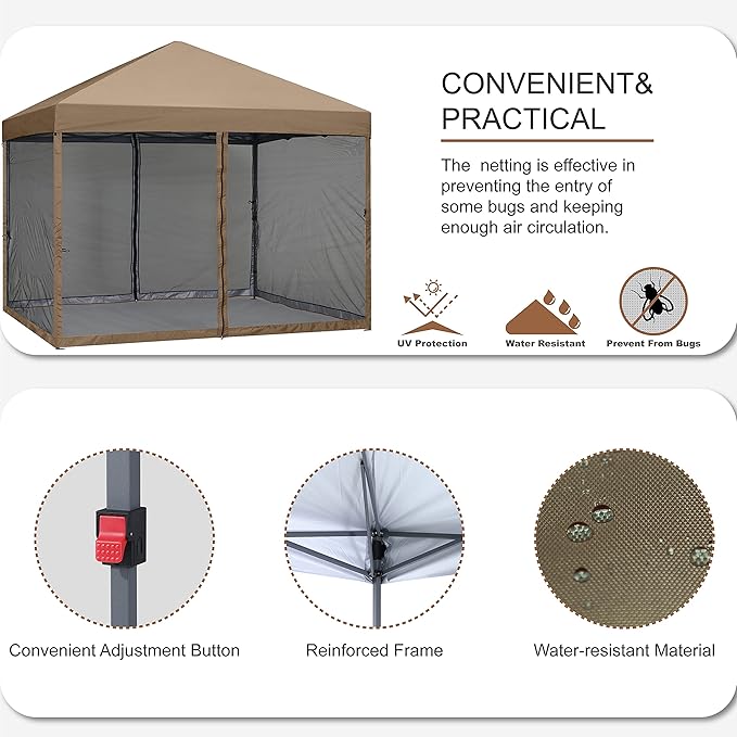 MASTERCANOPY Pop-Up Setup Outdoor Canopy - Image 5